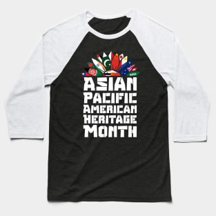 Asian Pacific American Heritage Month-Aapi Baseball T-Shirt